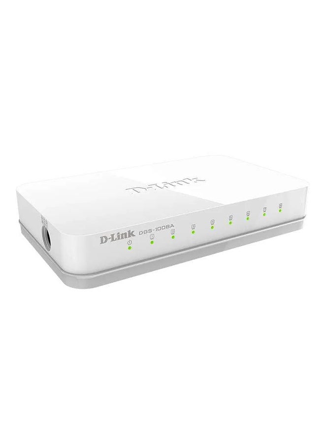 دي لينك محول ديسك توب دي لينك يضم 8 منافذ غيغابت - موديل DGS-1008A أبيض - Image 3