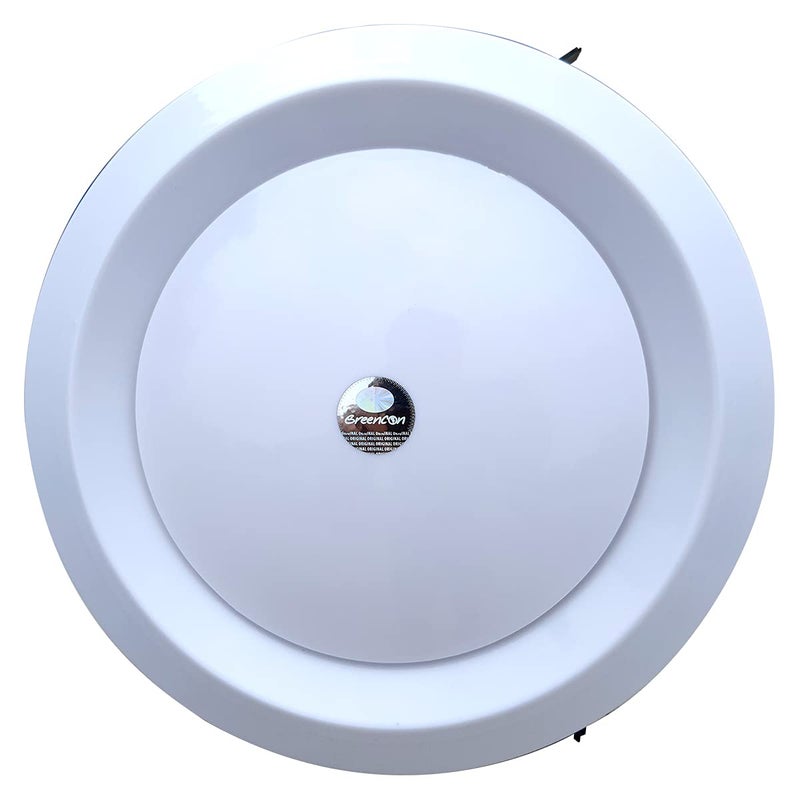 GREENCON Disc Air Valve 04 inch Ideal for Bathroom VentillationDucting CoverExhaust SupplyDiffuser ExhaustPipe DiffuserSupply ValveVentilation Ducting Hose Cover Great finish and corrosion resistant - Image 1