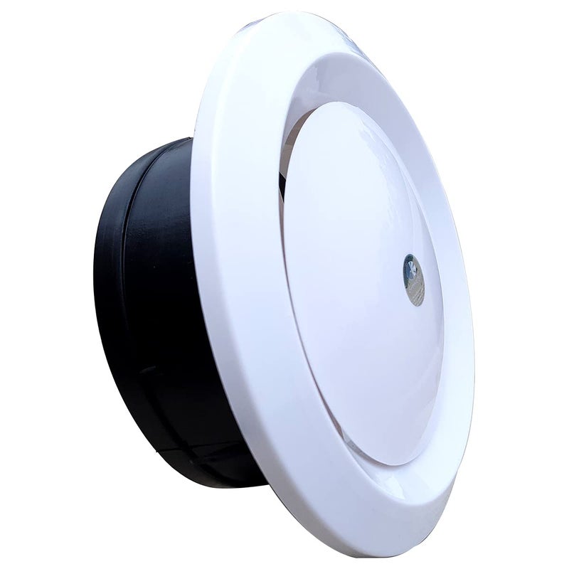 GREENCON Disc Air Valve 04 inch Ideal for Bathroom VentillationDucting CoverExhaust SupplyDiffuser ExhaustPipe DiffuserSupply ValveVentilation Ducting Hose Cover Great finish and corrosion resistant - Image 2