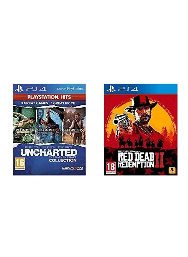 Sony Uncharted The Nathan Drake Collection PlayStation Hits And Red Dead Redemption II (Intl Version) - ps4_ps5 - Image 1