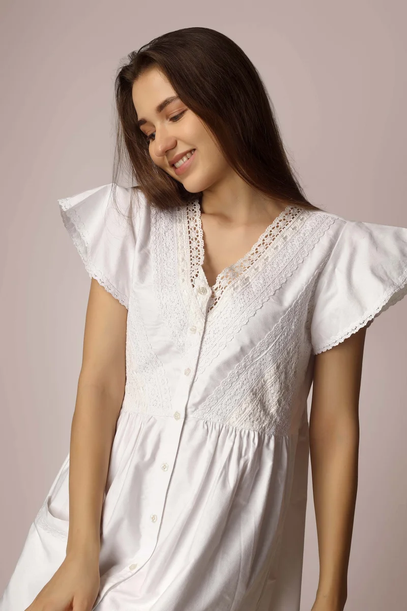 After Dark Enola, Cotton Nightdress