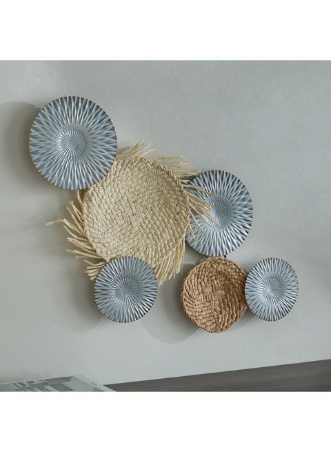Jorja Paper and Metal Wall Decor 76.8 x 4.4 x 50.2 cm
