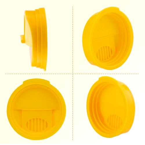 HiempTru 4 Pack Reusable Drink Covers, Can Covers for Soda Cola Can Lid Covers Round Protector, Reusable Pop Can Plastic Lid Fit Standard Soda Drink Beer Juice Beverages Cans Storage 2.4 Inch - Image 3