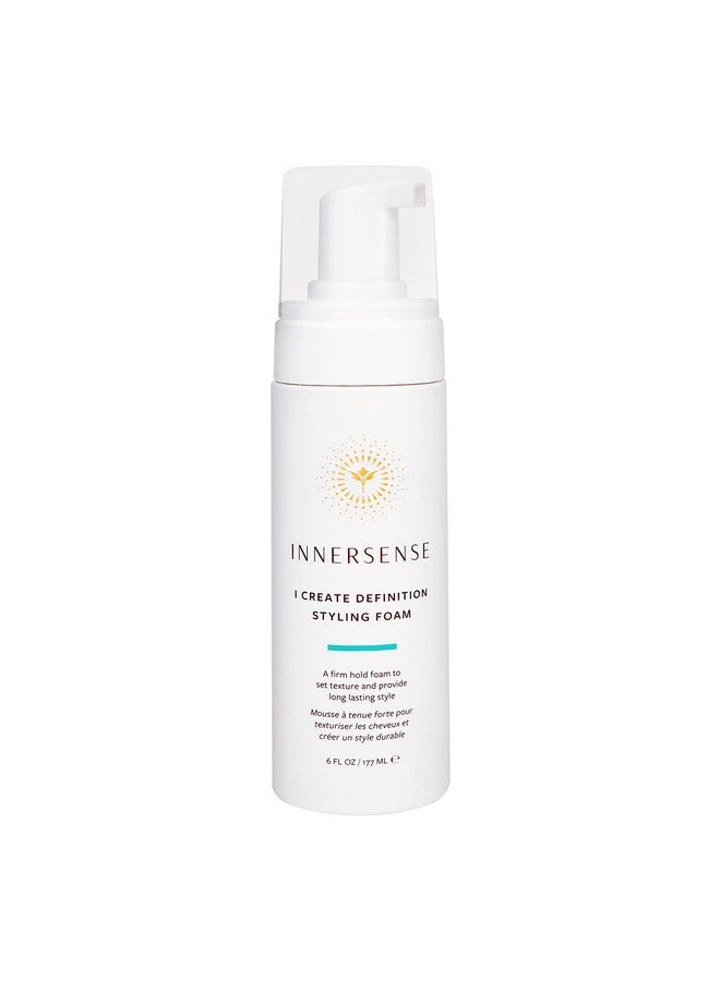 innersense Organic Beauty Natural I Create Definition Styling Foam Clean Haircare For Longlasting Curls (6 Fl Oz 177 Ml) - Image 1