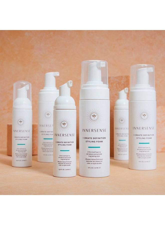 innersense Organic Beauty Natural I Create Definition Styling Foam Clean Haircare For Longlasting Curls (6 Fl Oz 177 Ml) - Image 4