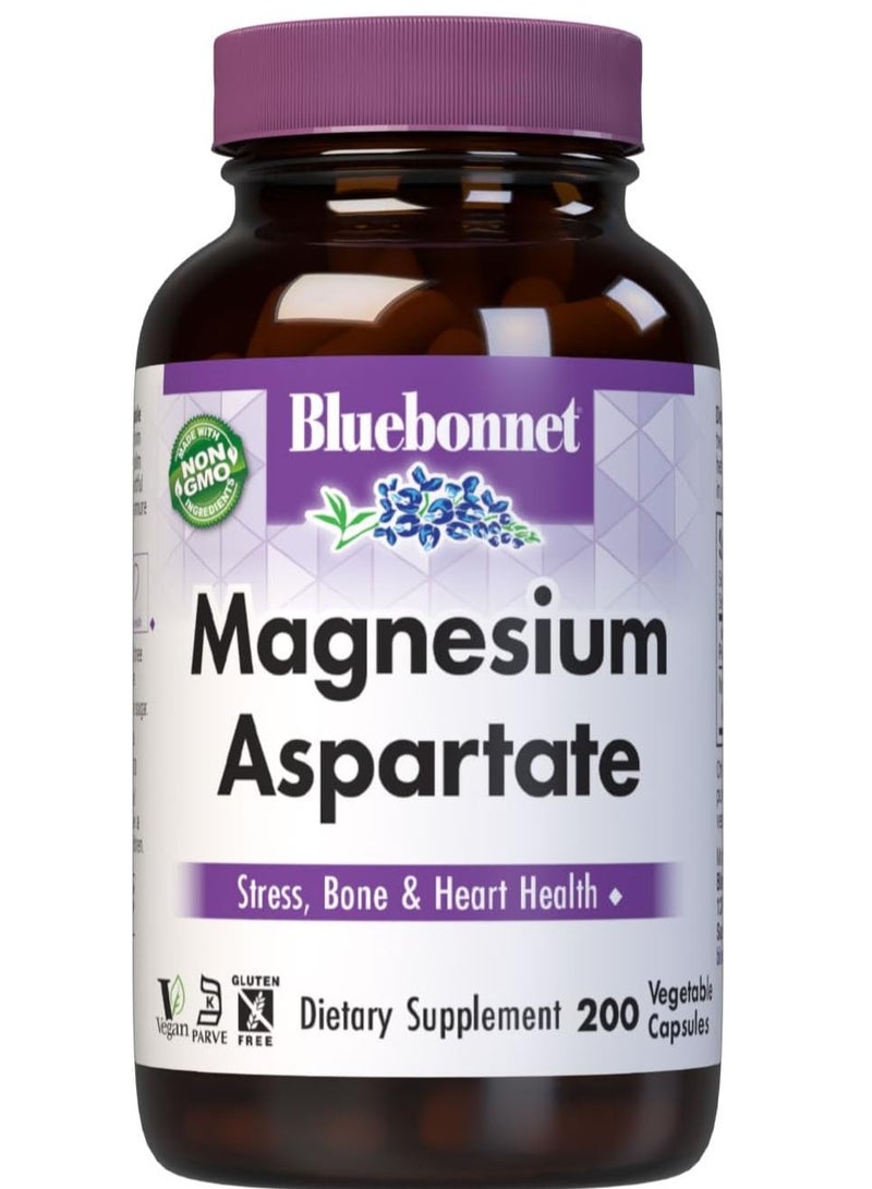 بلو بونيه أسبارتات المغنيسيوم يدعم عدد 200 مغنيسيوم صحي