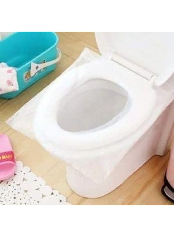 إنديكس كفر تواليت شفاف 40قطعة – طبقة واحدة سهلة الاستخدام | للحماية والوقاية بدون لمس القاعدة سهل التركيب، مثالي للسفر والأماكن العامة - Image 1