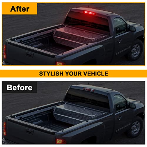 Mynoway LED 3rd Third Brake Light Replacement for Sierra/Silverado 1500 2500 3500 & HD 2007-2013, H3T 2009-2010, Center High Mount Stop Lamp with Sealing Gasket, Ventilation Holes, Replace OE 25890530 - Image 4