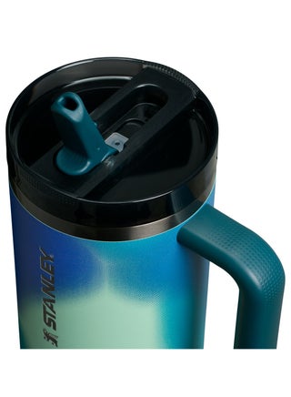Quencher ProTour Flip Straw Tumbler with Leakproof Lid 40 oz | Built-In Straw & Handle | Cupholder Compatible for Travel | Insulated Stainless Steel Cup | BPA-Free - view 3