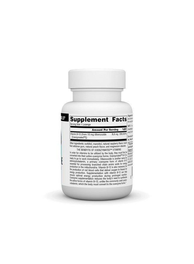 Source Naturals سورس ناتشورالز ديبينكوزيد - سلسلة الرياضيين من ب-12 المساعد الإنزيمي، مكمل غذائي سريع الذوبان - 30 قرص - Image 2