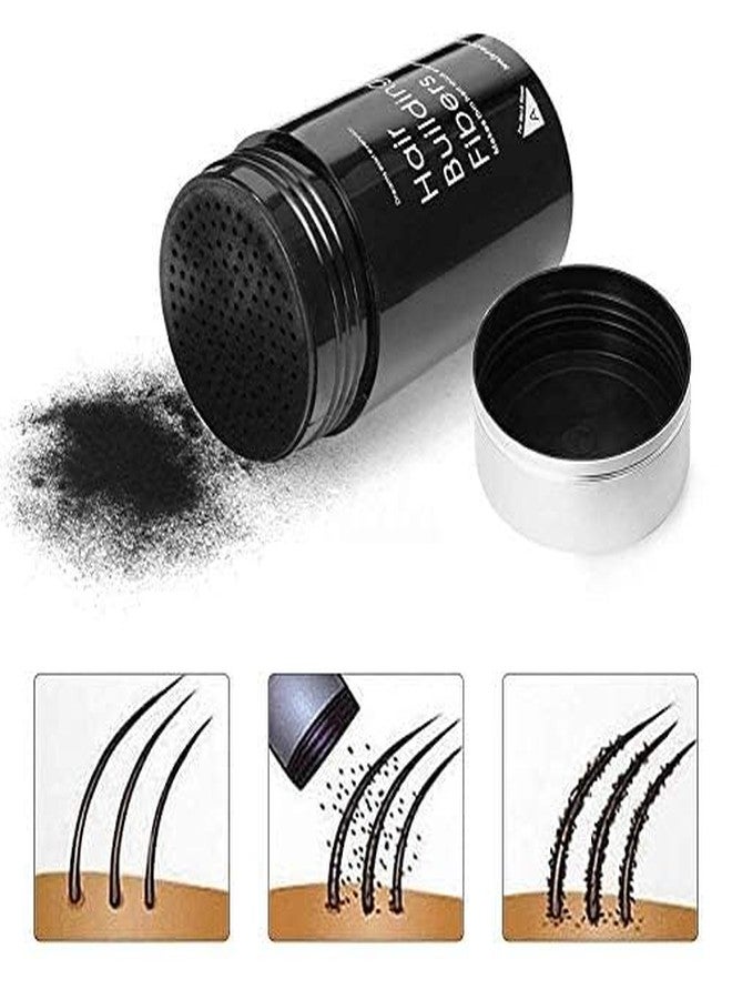 ديكسي ألياف ديكس لتكثيف الشعر الخفيف | بودرة تكثيف طبيعية للرجال والنساء | تدوم طويلاً ومقاومة للتعرق | (بني داكن) - Image 3