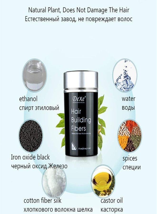 ديكسي ألياف ديكس لتكثيف الشعر الخفيف | بودرة تكثيف طبيعية للرجال والنساء | تدوم طويلاً ومقاومة للتعرق | (بني داكن) - Image 5