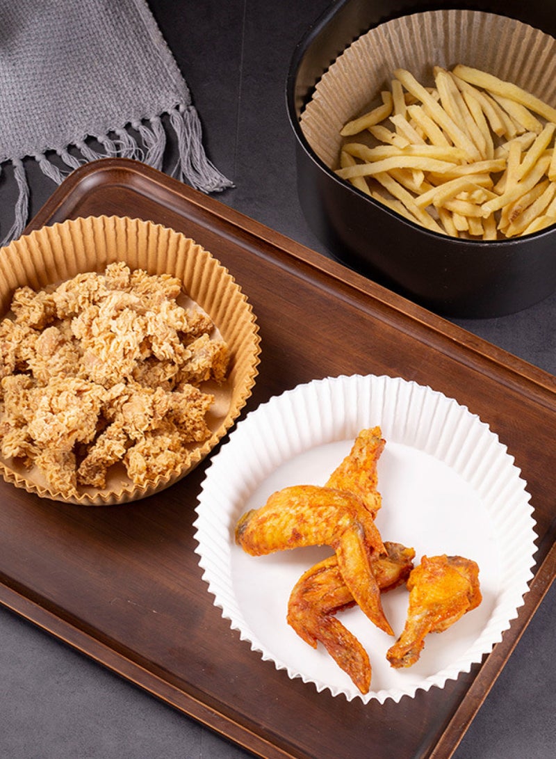 50 قطعة من وسادات البخار الدائرية غير اللاصقة لمقلاة الهواء، ورق البرشمان عالي الجودة للخبز - Image 4