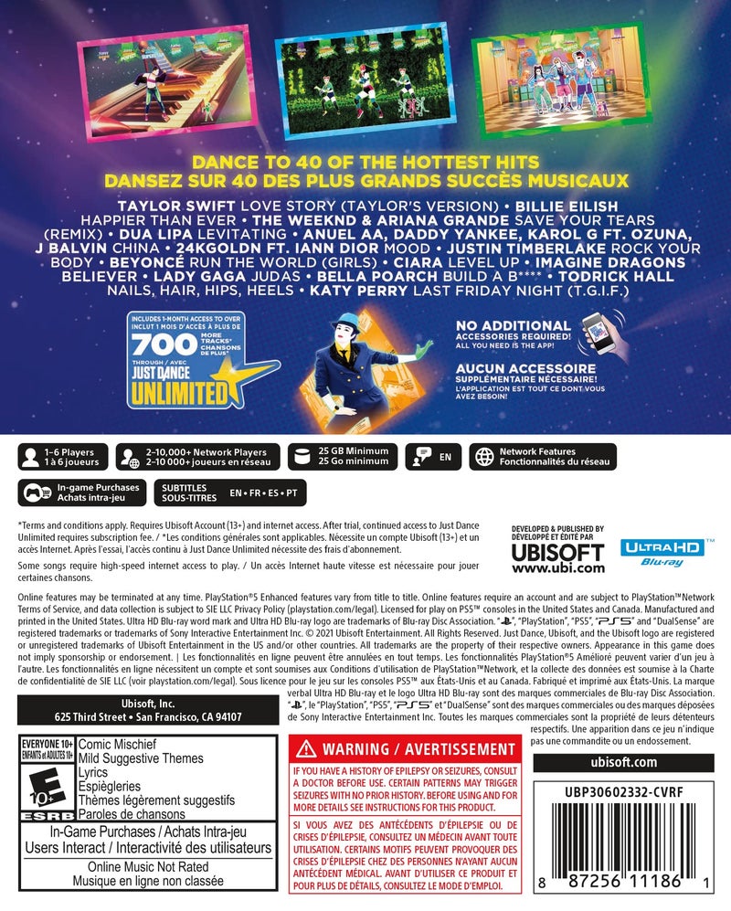 Ubisoft Just Dance 2022 - PlayStation 5 - Image 2