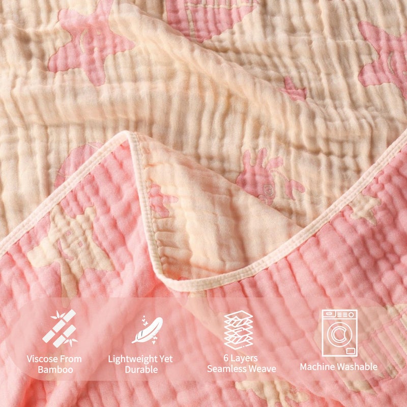 HardNok Ultra-Soft Muslin Baby Hooded Towel - 32 x 32 Inches, Ideal for Bath & Beach, Suitable for Both Boys & Girls from Newborns to Toddlers - Image 3