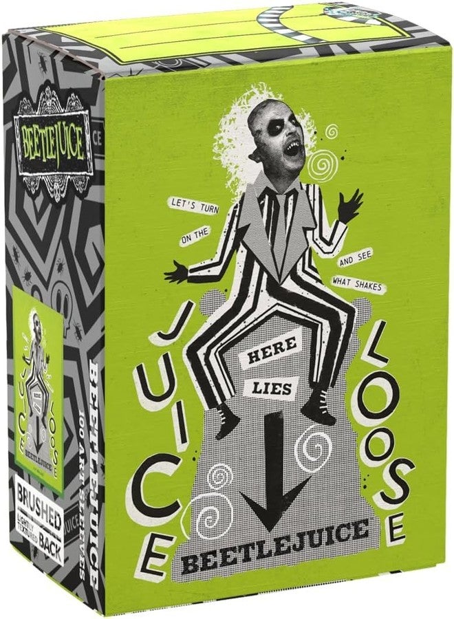 Dragon Shield: Beetlejuice - 100CT Brushed Art Card Sleeves - Compatible with Magic The Gathering, Pokémon, and Yugioh TCG & LCG Protection, for Toploaders