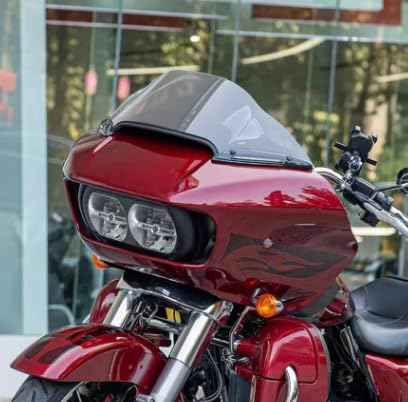 Panical Front Wind Deflector Spoiler Cafe Racer Windshield For HarleyDavidson Cvo Road Glide Uitra Fltrx Road Glide Special 20152023