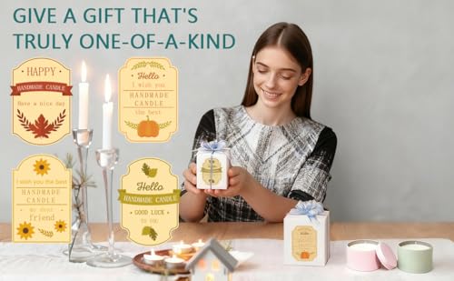 Aroparc Premium DIY Candle Making Kit - All-in-One Set with Hot Plate & 1.2L Melting Pot,100% Natural Soy Wax, Christmas Molds, and Gift Box, Unique Holiday Activity & Gift - Image 5
