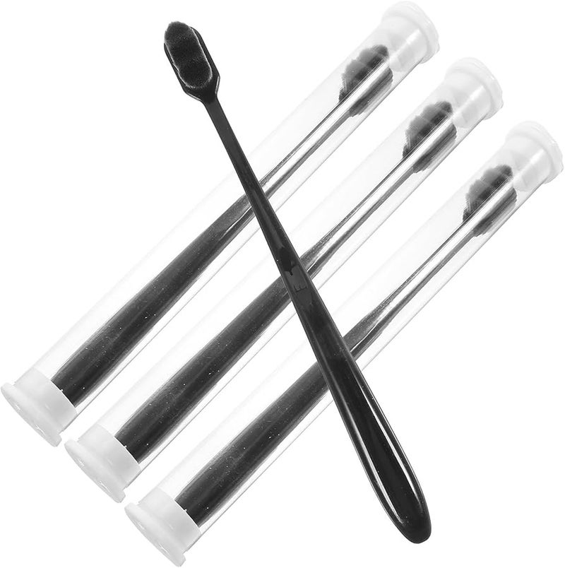 4Pcs Soft Bristle Travel Toothbrush For Adults Sensitive Gums Camping Essential Random Color - Image 1