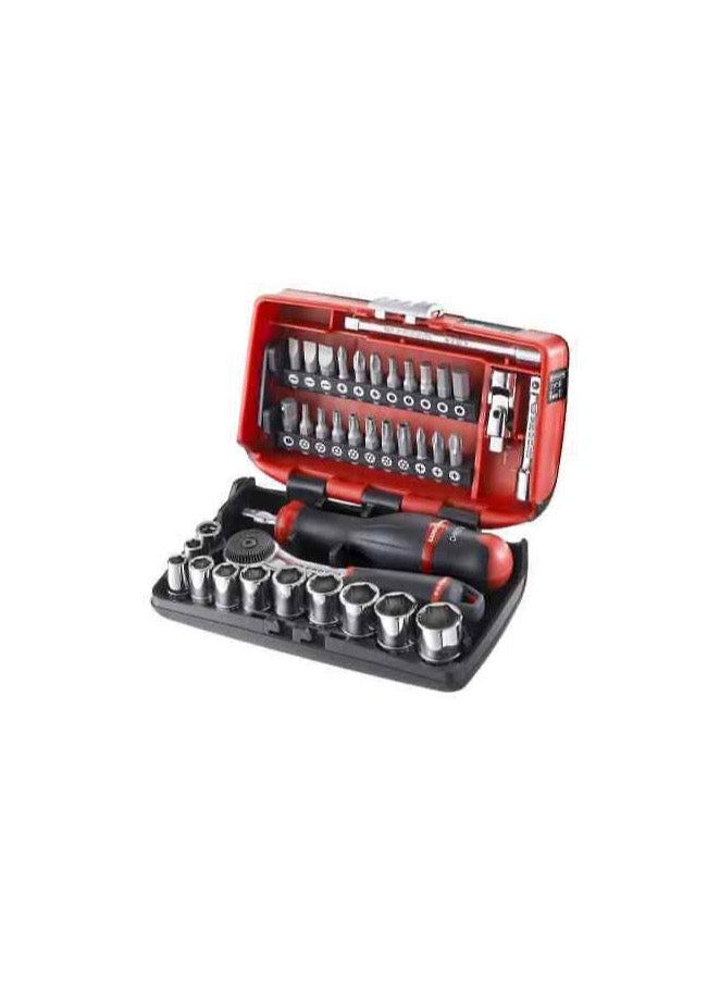 Facom R2nano Socket Set 5.5Mm - 14Mm 1/4 In Drive (38-Piece) - Image 2