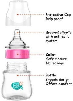 Anti-Colic Wide Neck Prius Feeding Bottle, 150Ml, New Born | Infants | Toddlers Upto 3 Years | Floral | Bpa Free- Prius Pink - pzsku/Z2C3A6FB891171CF5B69DZ/45/_/1733730585/8ba221b3-a06d-4eaf-9fa1-29ae2d62b320