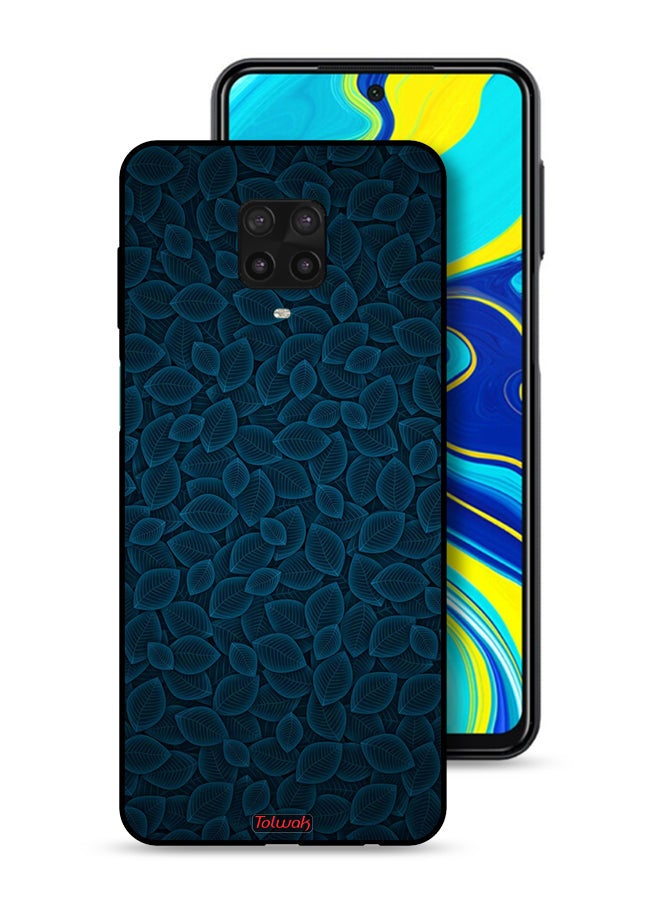 Tolwak Xiaomi Redmi Note 9 Pro Protective Case Cover Digital Art Leaves Pattern - Image 1