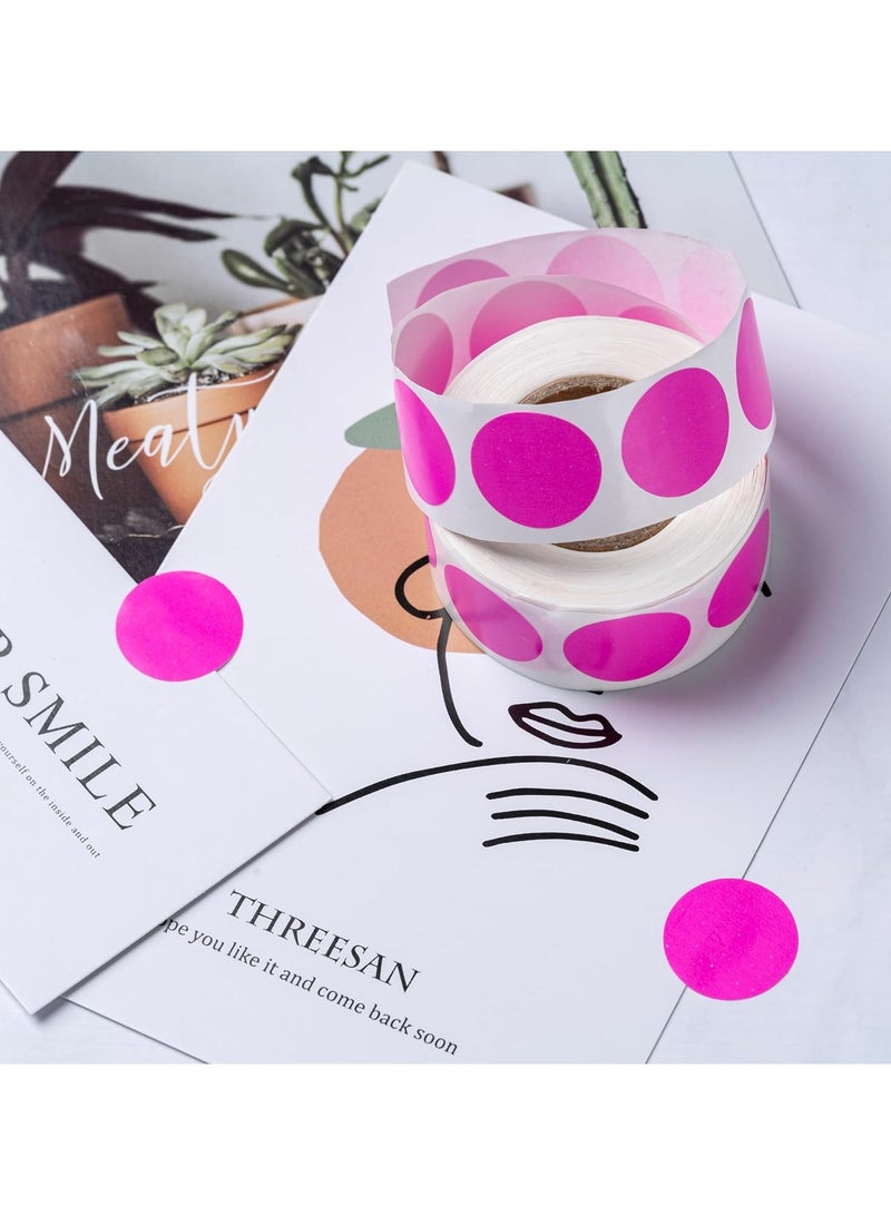 3500Pcs Colored Dot Stickers, 2.5cm Round Label Sticker Round Color Coding Labels Circle Dots Labels Circle Stickers for Office,Classroom,Family - Image 5