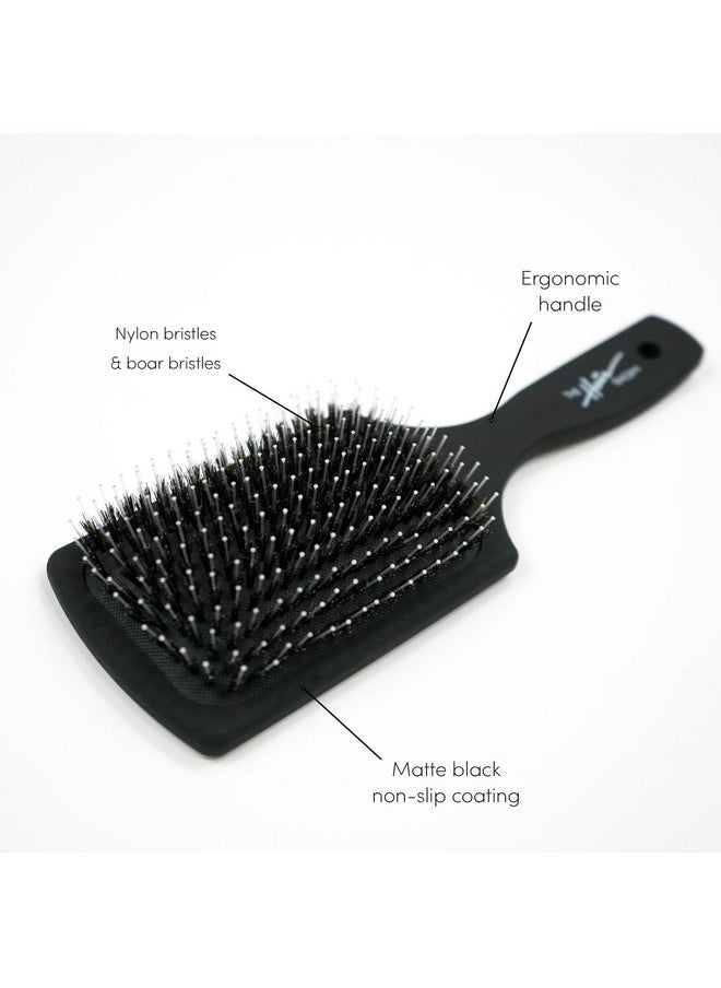 The Hair Shop Y The Hair Shop - Nylon And Boar Bristles For Scalp Massage, Detangling, Shine And Hair Growth, Safe For All Hair Types, Extensions & Wigs  - Image 3