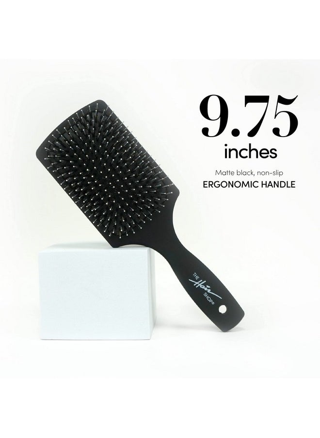 The Hair Shop Y The Hair Shop - Nylon And Boar Bristles For Scalp Massage, Detangling, Shine And Hair Growth, Safe For All Hair Types, Extensions & Wigs  - Image 2