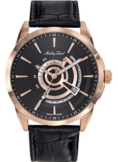 Mathey-Tissot Mondo Quartz Black Dial Men's Watch - H711PN  - Image 1