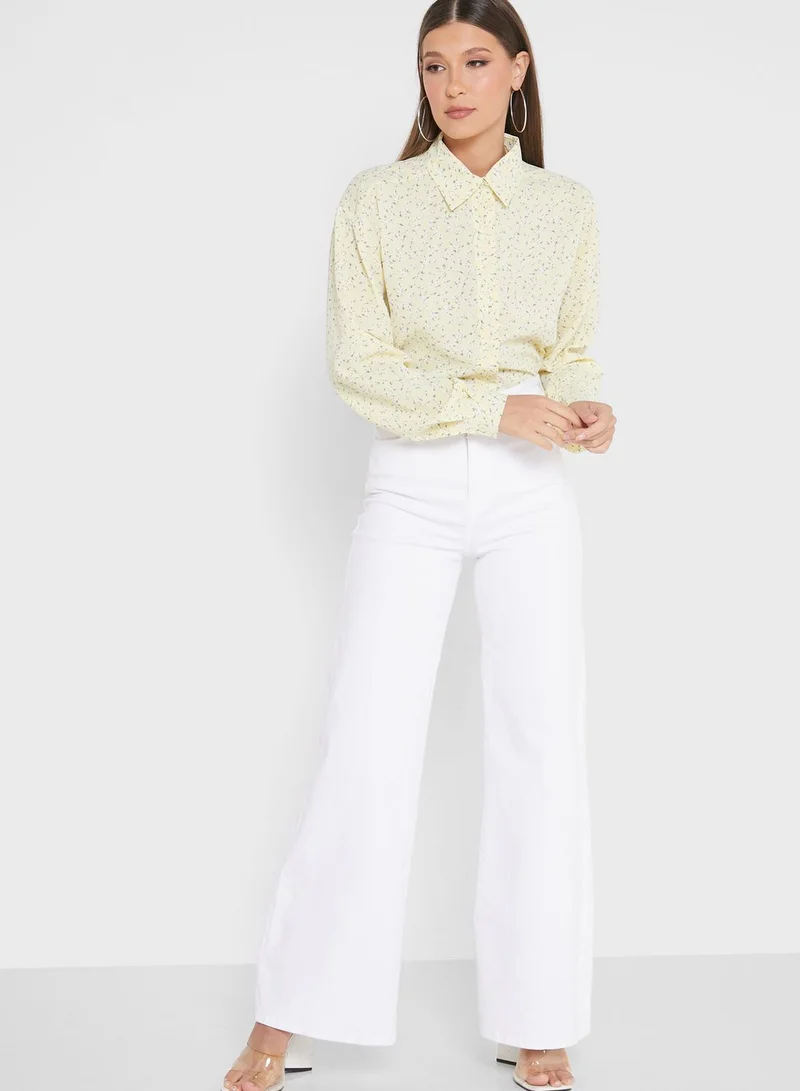 DOROTHY PERKINS Printed Oversized Shirt