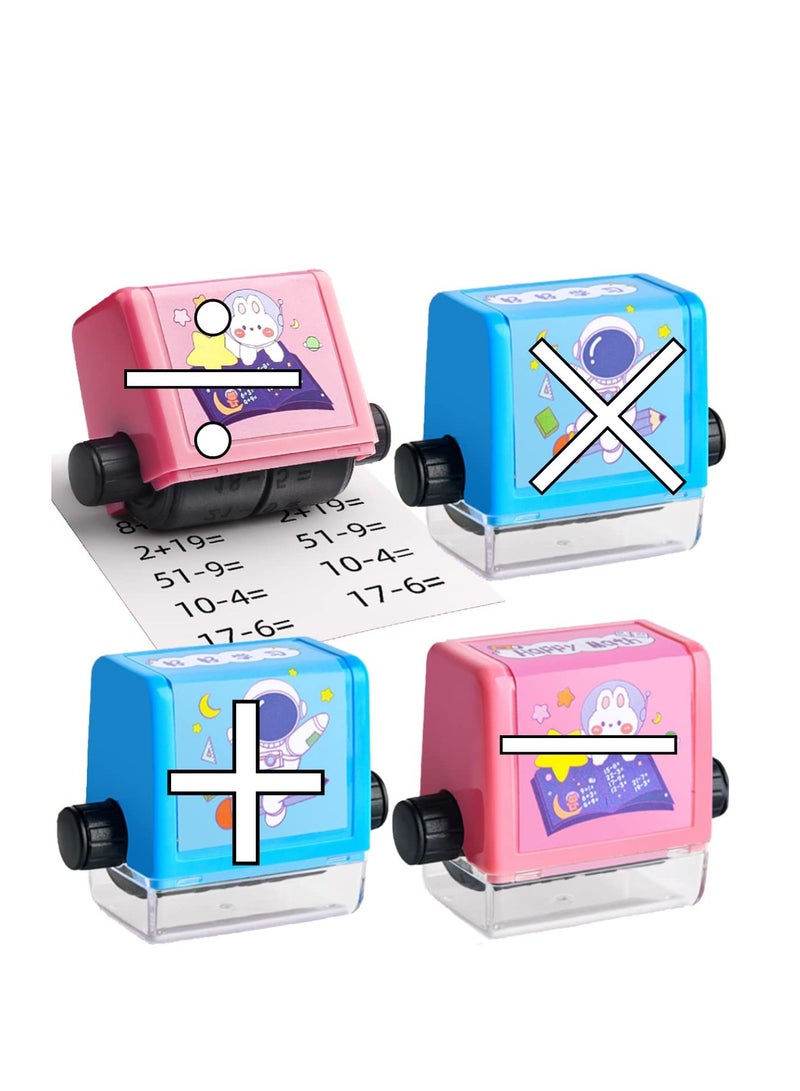 Digital Teaching Stamp for Preschool Math, Addition, Subtraction, Multiplication and Division Exercises within 100 for Kindergarten and Homeschool Supplies - Image 1