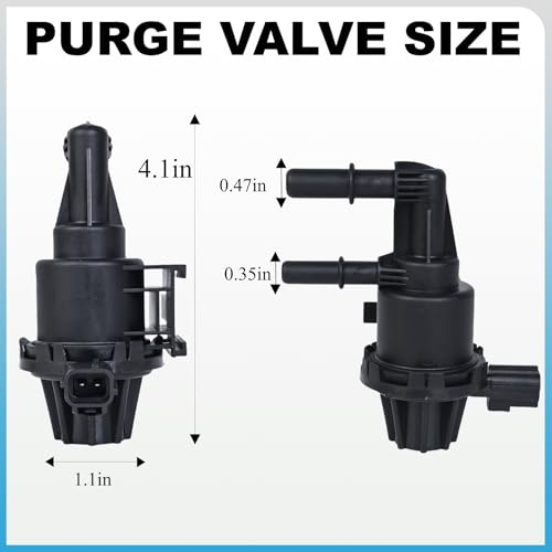 PANNUOSCS Vapor Canister Purge Valve 911-228 Compatible with 2007-2008 Ford F-150 Expedition/Lincoln Mark LT Navigator Evaporative Emissions Purge Solenoid Valve Replace# 4L3Z9C915AB 6L3Z9C915A - Image 2