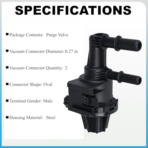 PANNUOSCS Vapor Canister Purge Valve 911-228 Compatible with 2007-2008 Ford F-150 Expedition/Lincoln Mark LT Navigator Evaporative Emissions Purge Solenoid Valve Replace# 4L3Z9C915AB 6L3Z9C915A - Image 4