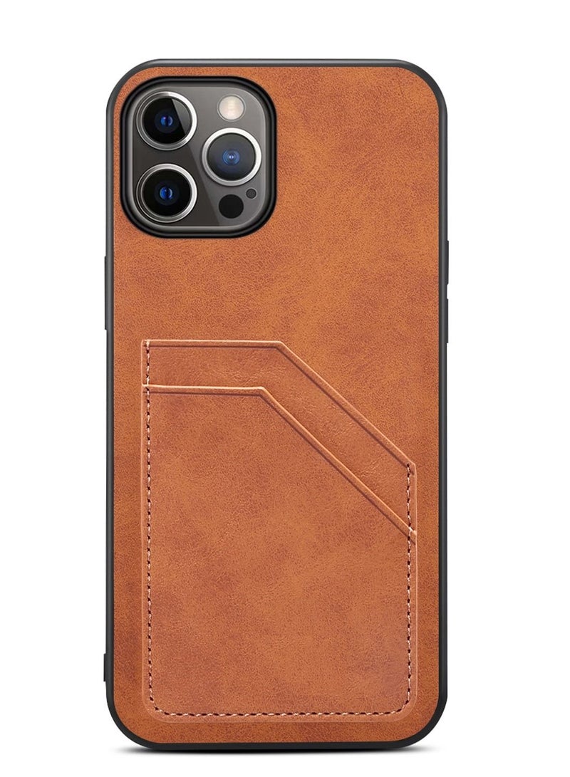 Suteni Leather Protective Back Cover Case Phone Case for iPhone - Image 1