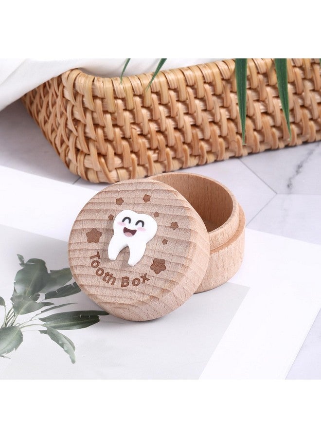 YQQYG Tooth Fairy Box, 3D Carved Cute Tooth Keepsake Box, Wooden Tooth Holder for Boys Girls Lost Teeth Storage - Image 5