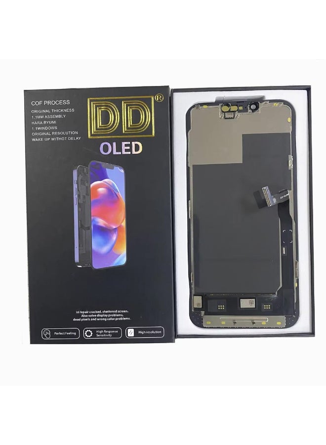 دي دي شاشة OLED ناعمة DD وشاشة لمس بديلة لهاتف iPhone 15 Pro Max - شاشة عالية الجودة من السوق الثانوية
