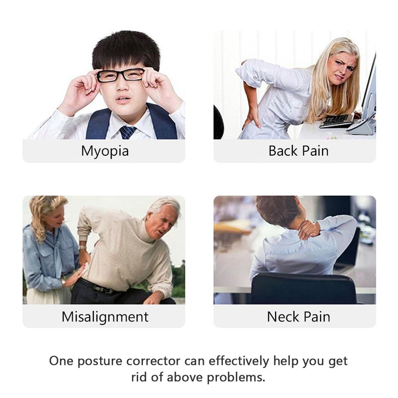 Invisible Adjustable Posture Corrector for Adult & Children Unisex Upper Back Brace Ease Pains on Back Shoulders Neck, XS - Image 3