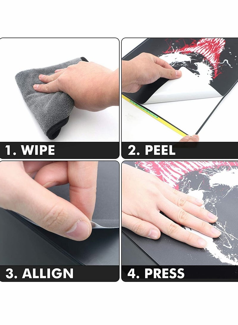 Captaintech Skin for PlayStation 5 Disc Edition, Sticker for PS5 Vinyl Decal Cover for Playstation 5 Controller - Image 5