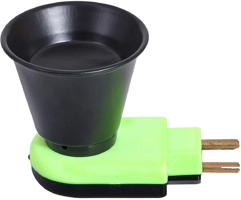 LAPREX Mini Magic Electric Kapoor Dhoop Dani Incense Burner Stand Beautiful Smart Aroma Oil Electronic Metal Holder Camphor Diffuser Home Temple Office Useful for KapoorlobanNatural Oil
