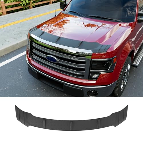 Xipoo Hood Deflector Compatible with 2009 2010 2011 2012 2013 2014 Ford F150 Hood Protector TPE Shield Replacement for 20092014 Ford F150 Accessories - Image 1