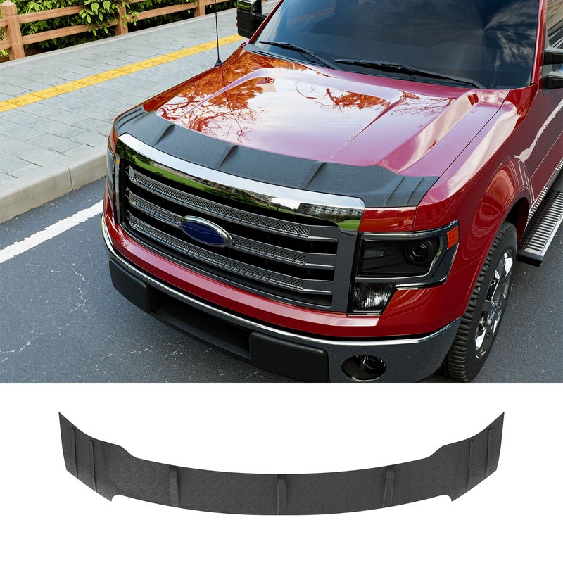 Xipoo Hood Deflector Compatible with 2009 2010 2011 2012 2013 2014 Ford F150 Hood Protector TPE Shield Replacement for 20092014 Ford F150 Accessories - Image 2