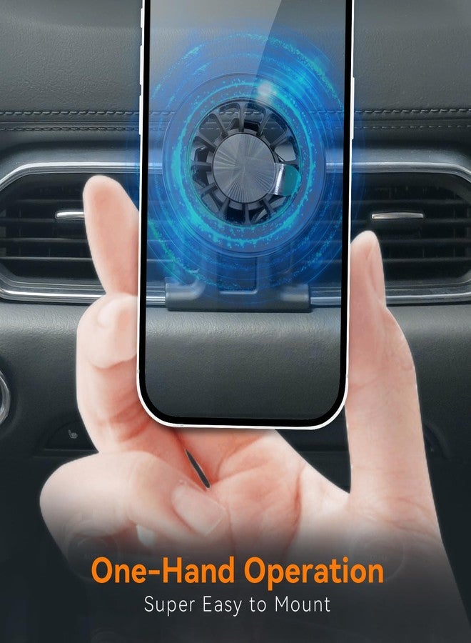 Zchan Magnetic Phone Mount for Mazda CX-5 2017-2025,Hands Free Car Phone Holder for CX5,Compatible with iPhone 15 Pro max/14/13/12 Mag Safe Case and All Phones - Image 4