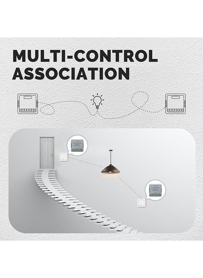 Tuya ZigBee Intelligent Switch Module Portable Home Automation DIY Breaker Timing Control Voice Control Switch Compatible with Google Home and  Alexa