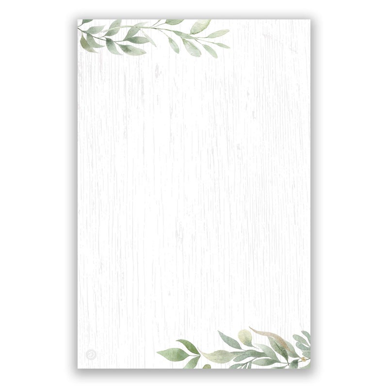 Farmhouse Decor Notepad 4x6 inch 100 sheets