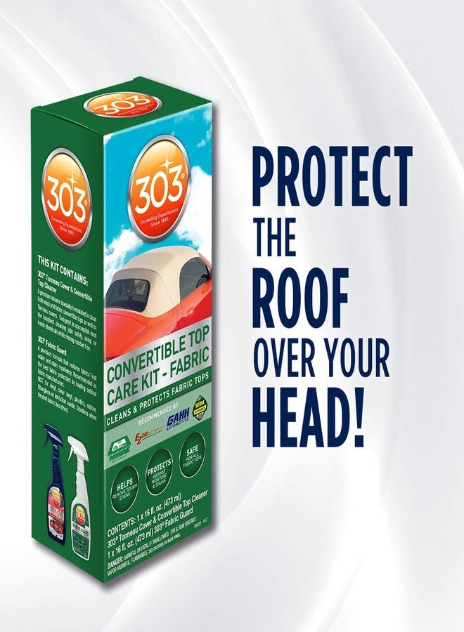 303 Products Convertible Fabric Top Cleaning and Care Kit - Cleans And Protects Fabric Tops - Includes Tonneau Cover And Convertible Top Cleaner 16 fl. oz. + Fabric Guard, (30520) - Image 2