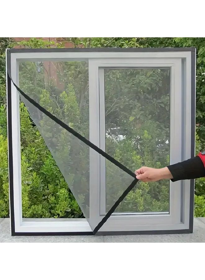 Easy Install Self Adhesive Mosquito Screen Kit Cut To Fit White Includes Replacement Corners For Bedroom Home Decor - Image 3