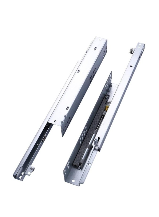 Woodex Undermount Bottom Soft Closing Drawer Rail Cabinet Three-Section Full-Pull Bottom-Mounted (50 CM), 1 PAIR (2 PCS) - Image 5