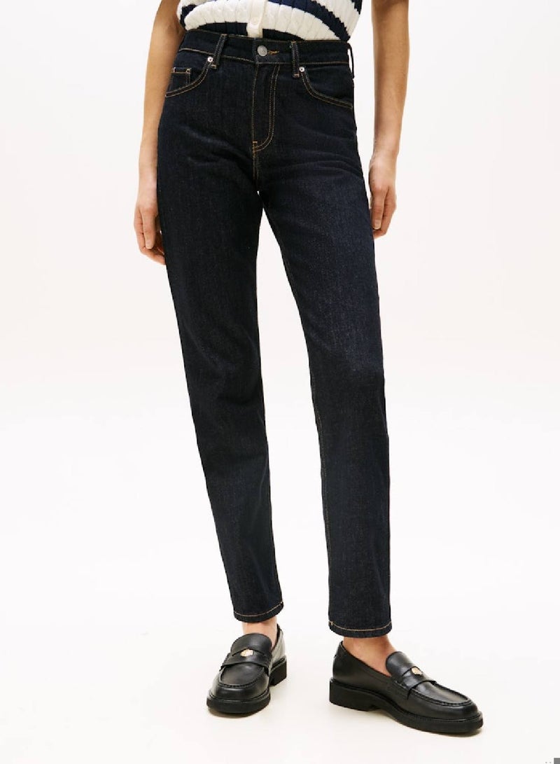 TOMMY HILFIGER Mid Rise Classic Straight Jeans  - Image 2
