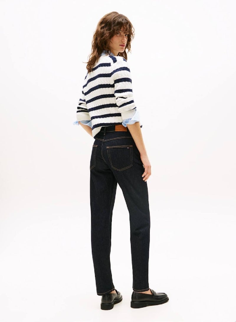 TOMMY HILFIGER Mid Rise Classic Straight Jeans  - Image 4